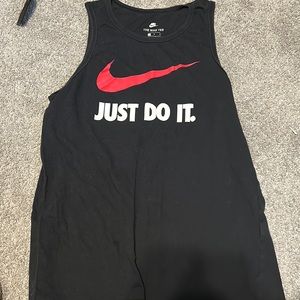 Nike “Just do it” Black tank Top